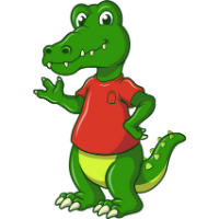 Bayou Bob, mascot for Bayou Coin Supply